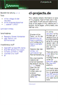 Mobile Screenshot of cl-projects.de